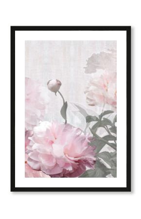 floral design peonies