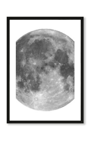 Full moon isolated