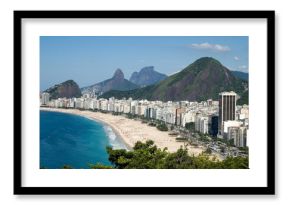 View from copacabana Beach, Rio de Janeiro, Brazil