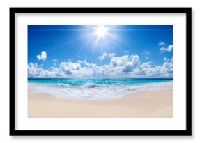 tropical beach and sea - landscape