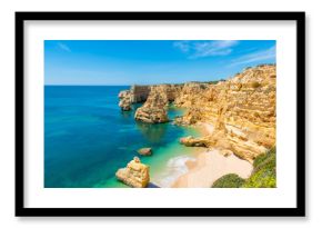 Praia da Marinha - Beautiful Beach Marinha in Algarve, Portugal