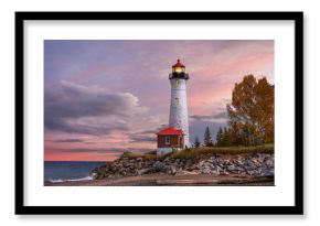 Sunset at the Crisp Point Lighthouse