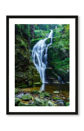 Kamienczyk waterfall, the highest waterfall in polish part of Karkonosze Moutain, near Szklarska Poreba.