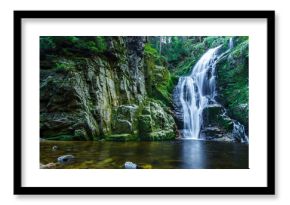 Kamienczyk waterfall, the highest waterfall in polish part of Karkonosze Moutain, near Szklarska Poreba.