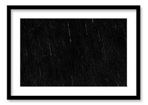 Falling raindrops footage animation in slow motion on black background, black and white luminance matte, rain animation with start and end, perfect for film, digital composition, projection mapping