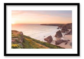 Bedruthan steps cornwall uk