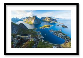 View of Reine in Lofoten, Norway