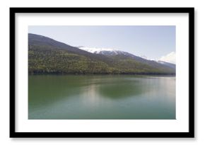 River and mountains against sky