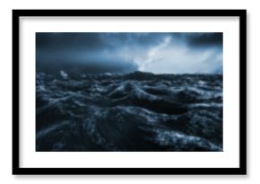 Surface level shot of sea