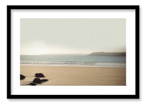 Empty beach on a sunny day