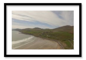Scenic view of landscape by sea
