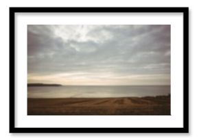 Scenic view of shore at beach