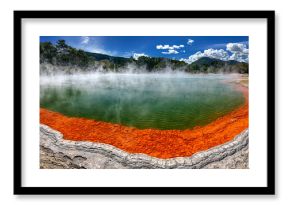 Thermal lake Champagne Pool at Waiotapu - New Zealand