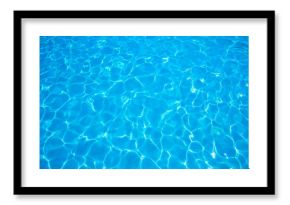 Blue ripped water in swimming pool