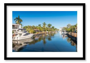 Beautiful canal of Fort Lauderdale, Florida