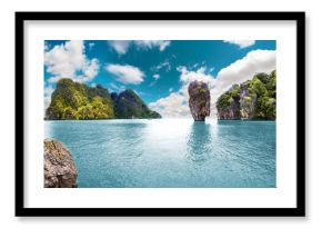 Paisaje pintoresco.Oceano y montañas.Viajes y aventuras alrededor del mundo.Islas de Tailandia.Phuket.