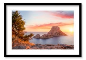 Es Vedra at sunset, Ibiza, Spain