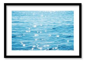 Blue sea water background