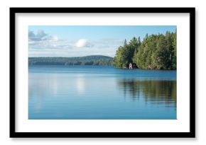 Cabin on a lake in Algonquin Provincial Park