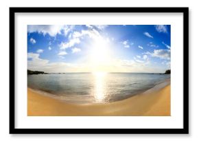 Beautiful 360 degree panorama at the beach of Masoala national park, Madagascar