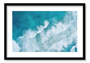 Waves on the beach as a background. Beautiful natural background at the summer time