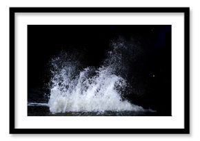 Splashing wave on the Black sea.