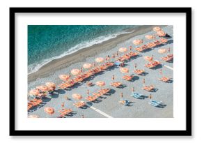 Italy, Amalfi Coast, Positano Beach