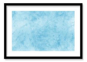 blue watercolor background with white vintage marbled texture, distressed old textured painted paper design