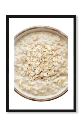 PNG Healthy oatmeal breakfast bowl