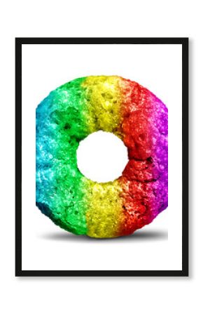 Food Coloring Concept as artificial dyes in processed food industry as synthetic color in ingredients as nutrition regulations for public health concerns as red blue green dye.