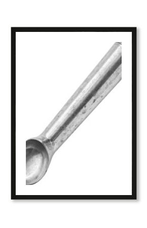 Ice cream scoop spoon isolated white background