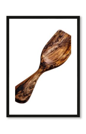Wooden spatula handcrafted kitchen utensil natural material cooking tool rustic design eco friendly durable unique grain culinary accessory