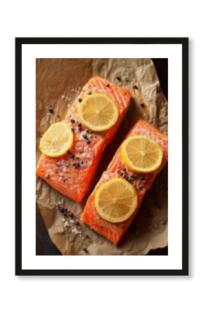 Raw Salmon with Pepper and Lemon