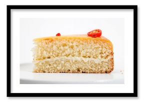 Soft and Moist Steamed Sponge Delight for Food Articles