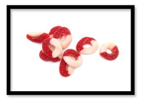 Gummy rings shaped cutter, isolated on white background