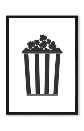 Popcorn package bag  icon isolated on transparent background