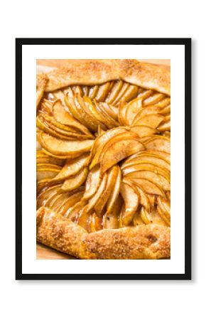 Homemade French Pear Galette Dessert