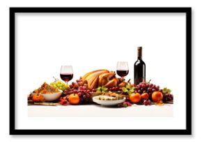 Thanksgiving celebration dinner glass.