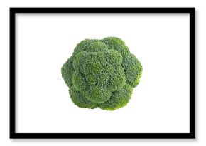 Fresh green broccoli isolated on transparent background for healthy nutrition