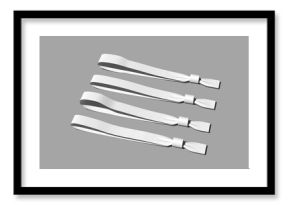 Realistic Fabric Event Wristband Mockup 3D Rendering for Concert