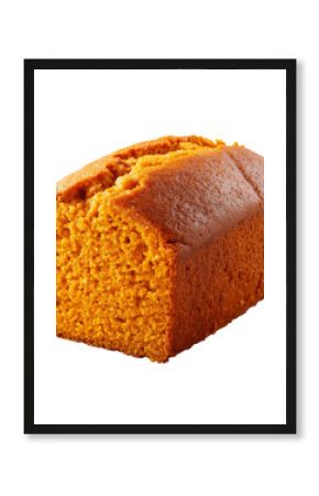 Freshly Baked Pumpkin Bread Cooling on a Kitchen Counter in Autumn.