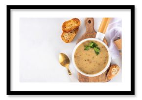 Thick vegan cream soup