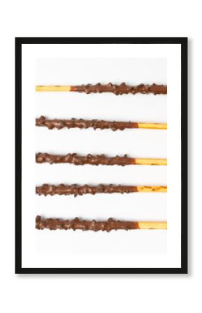Chocolate cookie sticks, long choco pastries, japan biscuit tubes, korea cracker sticks