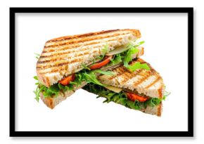 PNG Panini sandwich vegetable produce lunch