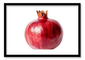 A pomegranate isolated on transparent background, cutout . PNG