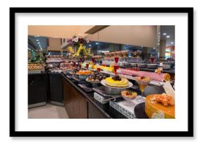 Dessert variations of an resort self service 