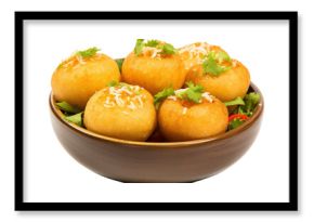 PNG Pani puri indian food plant bowl clementine.