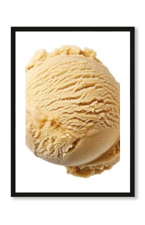 PNG Creamy vanilla ice cream scoop