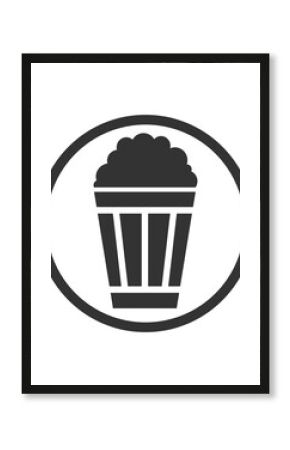 Popcorn package bag  icon isolated on transparent background