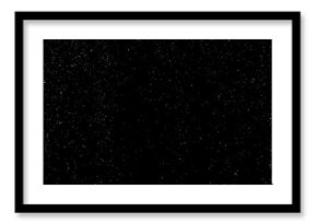 Freeze motion of natural snow falling on black background